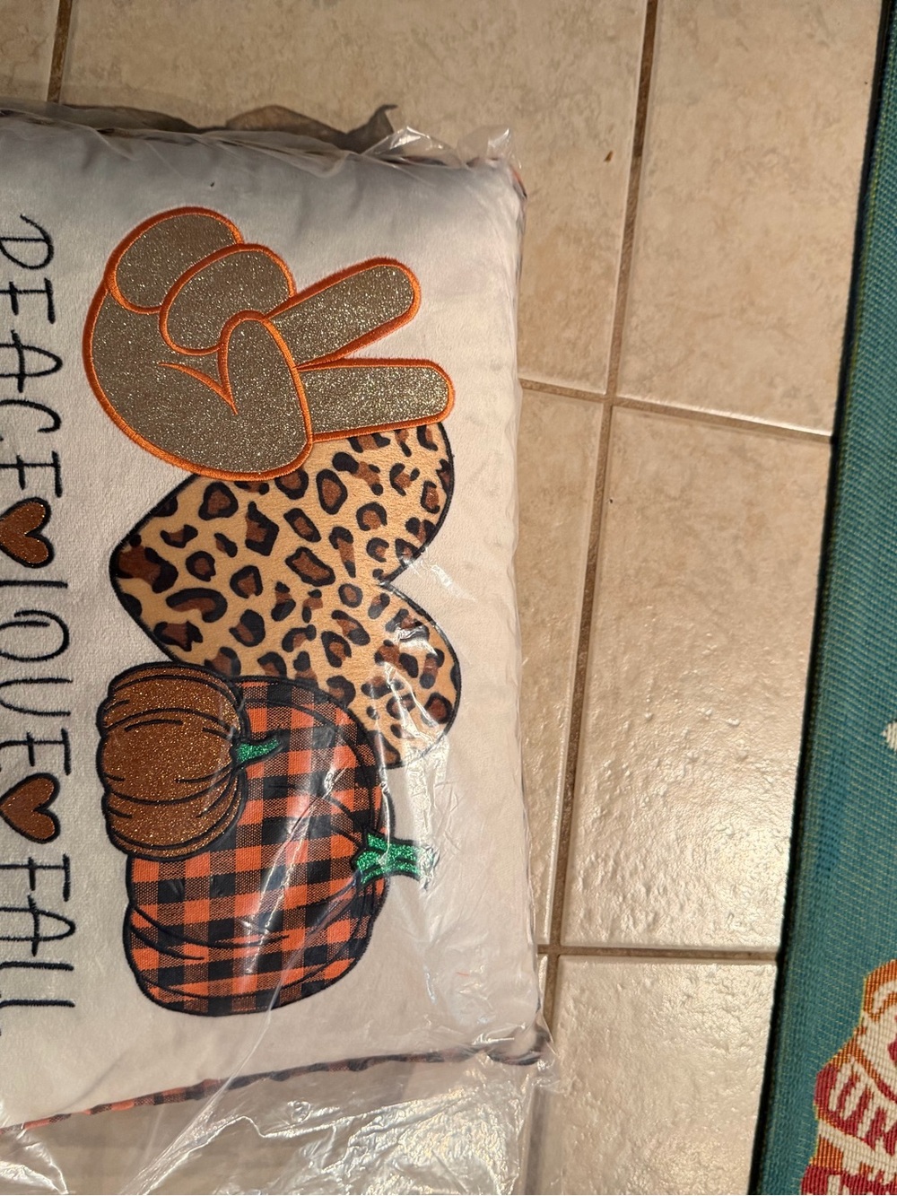 New Kohls Fun Fall Throw Pillow